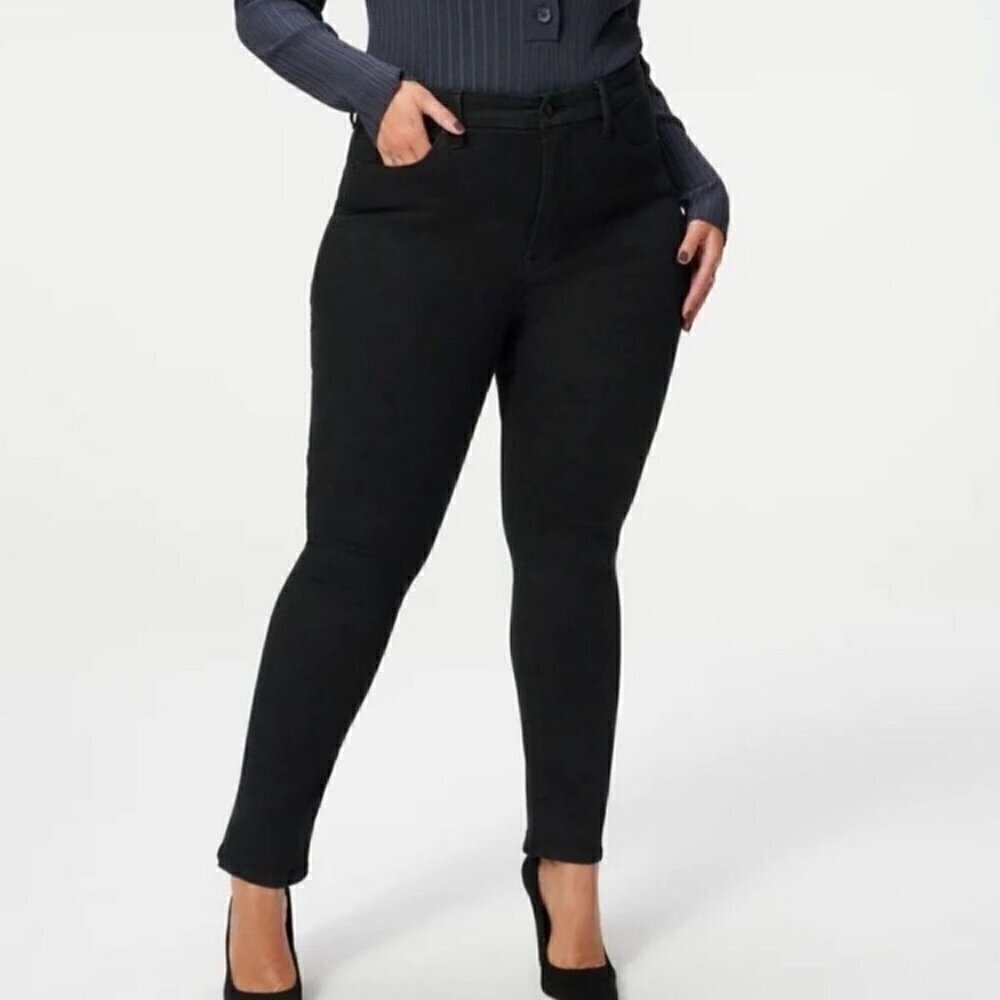 NWT Good American Good Petite Skinny in Black - Size 14-18